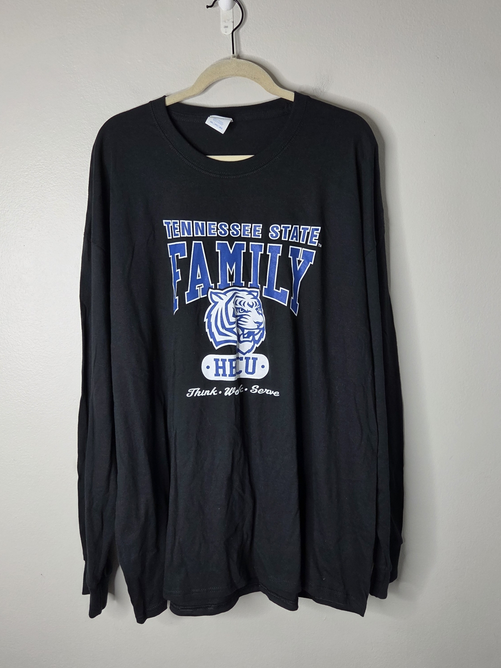 Tennessee State Family HBCU Black Long Sleeve Tee